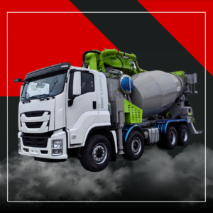 Автобетононасос ISUZU GIGA 28 м с миксером 9 м³