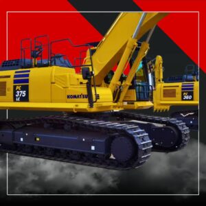 Гусеничный экскаватор Komatsu PC375