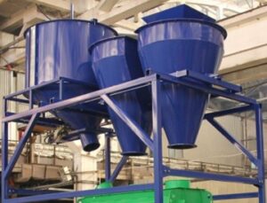 Система дозации цемента, воды и добавок бетонного завода GK-75